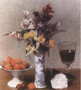 Henri Fantin-Latour Still Life (Aux Fiancailles) (mk09) china oil painting reproduction